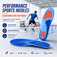 Semelles de chaussures de sport personnalisées imprimées, absorbant les chocs, en PU, confortables et élastiques pour hommes et femmes