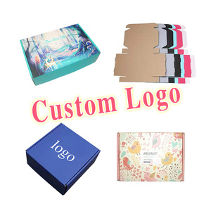 Custom Corrugated Cardboard Mailer Shipping Box Printed Logo Clothes Shipping packaging gift box for brand packaging