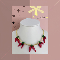 2024 à la mode charme plaqué or perles collier ras du cou haute qualité alliage chaîne saint valentin cadeau d'anniversaire pour Couples hommes femmes