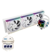 Refroidisseur liquide CPU ARGB 5V blanc Frozen Infinity 360 avec support de roulement fluide pour LGA1700 LGA1851 AM5 – Vente en gros