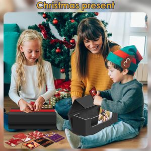 Étui pour jeu de cartes en cuir PU pour cartes à collectionner, boîte de rangement pour cartes de commandant en cuir avec fermeture magnétique pouvant contenir plus de <span class=keywords><strong>600</strong></span> cartes protégées - Product Image 6