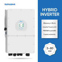 Système de production d'énergie solaire industrielle Sunwave 20KW 30KW 40KW pour entrepôts et parcs logistiques, réduction des coûts d'électricité