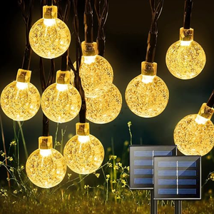 8-Mode Solar LED String <b>Lights</b> <b>for</b> Indoor and Outdoor Bubble <b>Light</b> Decorations <b>for</b> Parties and Holidays <b>for</b> Garden and <b>Patio</b> - Product Image 1