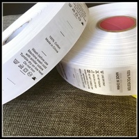 Étiquettes d'entretien personnalisées en satin 100 % polyester pour vêtements, t-shirts, sous-vêtements, maillots de bain, étiquettes de vêtements personnalisées