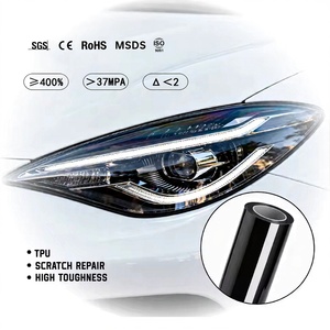 Pellicola TPU Nera per Fari Fendinebbia e Luci Posteriori Auto, Autoriparante, Antigraffio, 7.5mil, Lussuosa, con 99% <span class=keywords><strong>di</strong></span> Protezione UV e 90% <span class=keywords><strong>di</strong></span> Reiezione IR - Product Image 3