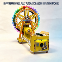 Machine de jeu d'arcade commerciale en métal, type Grande Roue, avec tir au laser automatique de ballons, à monnayeur, pour parc d'attractions