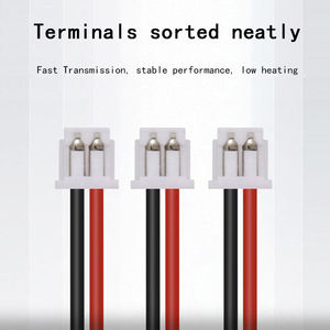 Conector Terminal JST 2 Pinos Macho/Fêmea OEM 1.25mm com Cabo de Cobre PVC para Uso em Eletrônicos, Computadores e Automotivos - Product Image 4