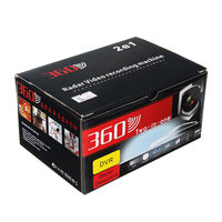 Russe Rader Détecteur Voiture Véhicule Boîte Noire Gps 2 en 1 Combo Voiture Caméra Dash Cam 720p Dvr Ambarella Radar Signature
