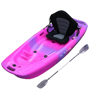 Canoa para niños, pequeña, ligera, para sentarse en la parte superior, kayaks, barco de plástico para niños, Canoa/Kayak barato a la venta - Product Image 4