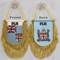Drapeau de sécurité pour vélo personnalisé, imprimé en encre éco-solvant UV, style volant, double face, séchage rapide, avec mât en fibre de verre et poche, en polyester