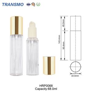 ขวดปั๊มพลาสติกทรงกลมคุณภาพสูง ขนาด 68 มล. สำหรับบรรจุภัณฑ์ผลิตภัณฑ์ดูแลผิว เช่น แชมพู ครีมอาบน้ำ โลชั่น  รับผลิตตามแบบ - Product Image 2