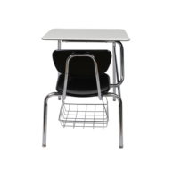Meubles de classe personnalisés ZOIFUN, ensemble table et chaise d'étudiant en plastique rigide pour la formation