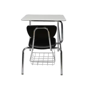 ZOIFUN Customize Classroom Furniture Hard Plastic Student Training Combo Desk And Chair