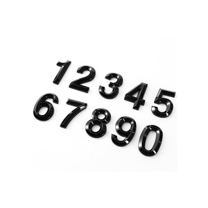 Lettres personnalisées en ABS chromé chiffres 3m emblèmes adhésifs en plastique étanche - Product Image 1