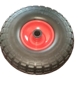 Neumático <span class=keywords><strong>de</strong></span> Goma <span class=keywords><strong>de</strong></span> Alta Calidad para Carretilla, Tipo Plano, Pequeño, Sin Cámara - Product Image 1