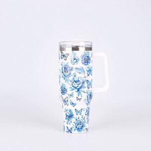 2024 New Design Promotional <b>Cheap</b> 304 Stainless Steel Thermos Car Cup for Cold Drinks Cup 40oz with Handle - Product Image 3