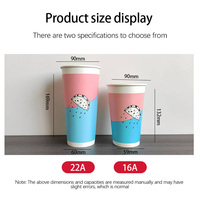 Taza de papel Kraft de doble pared al por mayor de fabricantes de doble capa de una sola forma para el uso del vino y la artesanía impreso con capa de PE