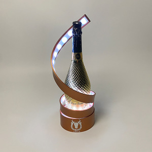 Creative Led Wine Stand Round Modern Party <b>Bar</b> KTV Atmosphere Prop With Logo Display <b>Rack</b> - Product Image 3