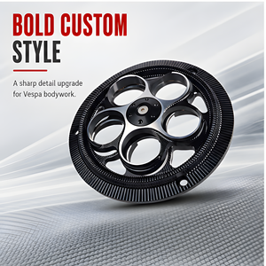 Cubierta <span class=keywords><strong>de</strong></span> Ventilador <span class=keywords><strong>de</strong></span> Refrigeración para Motocicleta <span class=keywords><strong>de</strong></span> Aluminio Duradero para Vespa Gts Lx Lxv Sprint Primavera 50 125, Cubierta del Estator del Motor, Rejilla del Radiador - Product Image 3