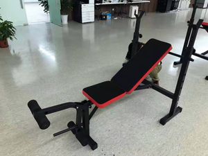 ONESTARSPORTS Nouveau plateau de musculation 100kg Multi Station <span class=keywords><strong>Gym</strong></span> à domicile Cadre robuste avec banc d'exercice pour haltères - Product Image 4