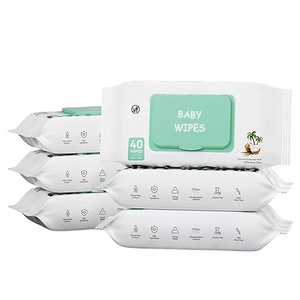 Vente flash : lingettes pour bébé, échantillon gratuit, lingettes humides organiques jetables pour bébé - Product Image 1