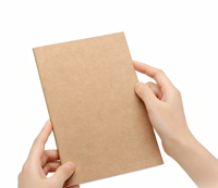 Carnet de voyage standard 21*11, carnet de notes de voyage, bloc-notes en papier kraft