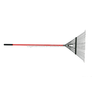 24T 45 #   Râteau à feuilles en acier pour jardin, balayette à gazon - Product Image 2