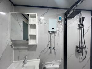 Pisos Personalizables para Baños Contemporáneos en Casas Contenedor de Estructura de Acero Expandibles de 20 pies/40 pies (Portátiles y Transpirables) - Product Image 4