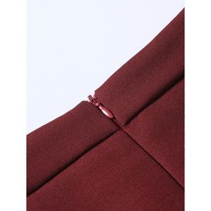 Women's Two Piece Suit Set Blazer And Skirt Formal Spring Autumn Winter Workwear Commute Style Full Sleeve Worsted Fabric - Product Image 2