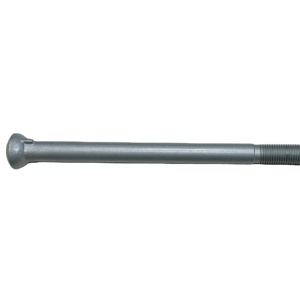 Venta caliente personalizado OEM CNC gran perno forjado roscado piezas de mecanizado galvanizado - Product Image 1