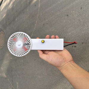 Wholesale White Mini Handheld <b>Fan</b> Shell Powerful DIY <b>Portable</b> High-Wind Capacity Popular Online Featuring <b>Wearable</b> Function - Product Image 1