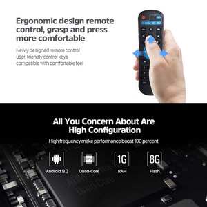 Decodificador Smart TV R6 con Android 9.0, Amlogic S905W, 1+8 GB de ROM+RAM, 4K, Ethernet LAN de 100M - Product Image 6