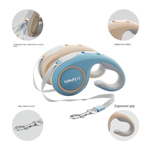 Automatische Telescopische Tractie Touw Voor Honden Katten 3M Buiten Huisdier Wandelen Riem Massief Lint Voor Amazon Explosies Teddy <span class=keywords><strong>Dog</strong></span> Teddy - Product Image 1