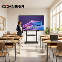 Pizarra Interactiva Electrónica Inteligente con IA para Educación, Precio de Fábrica, Pantalla Táctil 4K de 20 Puntos para Uso Escolar