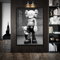 En gros personnalisé dessin animé Graffiti ours affiches Pop mur Art photos pour impression sur peinture murale pour salon décor à la maison