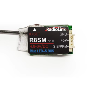 Récepteur RC Radiolink 2,4 GHz R8SM 8 canaux, <span class=keywords><strong>super</strong></span> petit, en plastique, SBUS/PPM, mini, compatible avec les émetteurs T8FB/T8S - Product Image 4