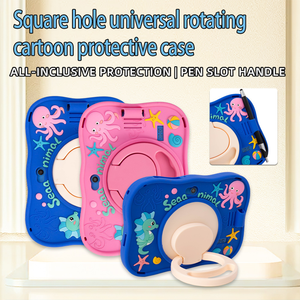 Tableta Educativa Económica Personalizada de 7 Pulgadas para Niños, con Juegos Escolares, Android 15, 4+64GB, Wi-Fi, OEM, Funda Protectora Anti-Caídas - Product Image 4