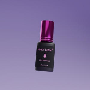 Pinky leem 5ml Uv Clear Blue <b>pink</b> Purple Lash Strongest Adhesive 0.5-2s Fast Dry Second Plant Adhesive Eyelash Extension Glue - Product Image 2