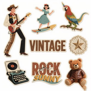 Self Adhesive UV Waterproof Holographic Sheets <b>Sticker</b> Anime Clean PVC Label Custom <b>Logo</b> Die Cut <b>Stickers</b> - Product Image 6