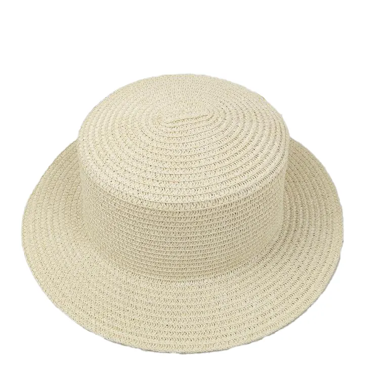 Custom Lifeguard Straw Hat Caps And Natural Men'S Latest Femme Floppy Flat Topped Face Mask In Summer Protection Beach Hat Brown