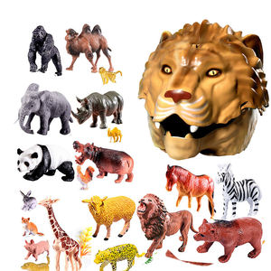 Set de Juguetes de Dinosaurios de PVC Suave, Tiranosaurio Rex, <span class=keywords><strong>Triceratops</strong></span>, Escala 1/12, con Caja de Almacenamiento, para Niños de 25 a 36 Meses - Product Image 3