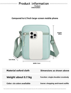 Nuove Borse a <span class=keywords><strong>Tracolla</strong></span> Mini alla Moda per Donne, <span class=keywords><strong>Borsa</strong></span> per Telefono con <span class=keywords><strong>Scomparti</strong></span> Multipli, <span class=keywords><strong>Borsa</strong></span> a Spalla Casual Piccola, Borsetta Femminile Trendy - Product Image 2