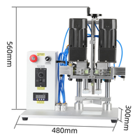 Machine de bouchage à vis Vinica pour flacons, bouteilles d'eau, de jus, en plastique, opérations de scellage automatique électrique avec scelleuse de bouchons