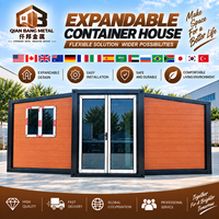 Maison conteneur modulaire extensible de 10 pieds de haut, économique et performante, pour la vie familiale