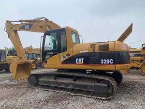 Excavadora hidráulica sobre orugas CAT 320C de importación japonesa de alta calidad, excavadora usada CAT 320C en Stock a la venta - Product Image 3