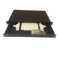 Panneau de brassage optique coulissant Gimbo 12 ports ODF, montage en rack, duplex 19 pouces 1U-4U, FTTH, acier SPCC, plastique ABS, garantie 3 ans
