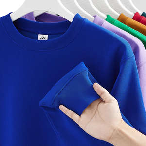 Sudadera de Diseño con Cuello Redondo y Bordado de Lujo para Hombre, Sudadera Urbana Lisa Unisex de Algodón - Product Image 1