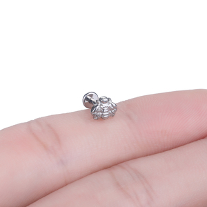 Implant Grade Titane Interne Fileté <span class=keywords><strong>Surface</strong></span> <span class=keywords><strong>Piercing</strong></span> Serpent Labret Goujons Lèvres <span class=keywords><strong>Piercing</strong></span> Bijoux Pour Cartilage Oreille Lèvre en Stock - Product Image 3