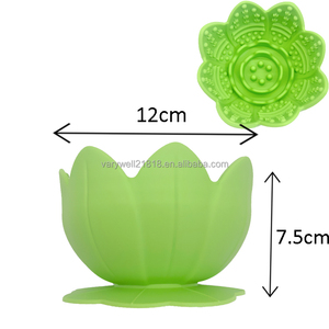 Nova Chegada Verão Lotus Silicone <span class=keywords><strong>Pet</strong></span> Enriquecimento Congelar Alimentador Lento Lotus Dog Lick <span class=keywords><strong>Bowl</strong></span> - Product Image 5