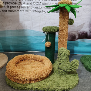 Cactus <strong>Cat</strong> Tree Bed Green <strong>Cat</strong> Scratching Post Sisal <strong>Cat</strong> <strong>Climbing</strong> <strong>Frame</strong> - Product Image 2